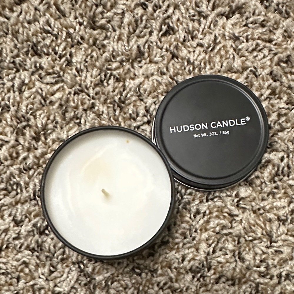 Black Tin Candle